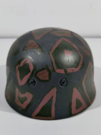 Fallschirmjäger Stahlhelm, Kopfgrösse etwa 58/59, neuzeitliche REPRODUKTION aus Sammlungsauflösung