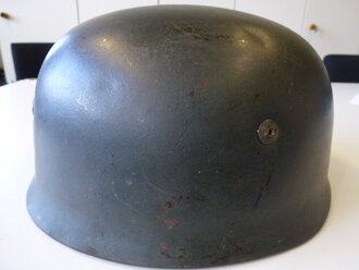 Stahlhelm für Fallschirmjäger, in allen Teilen originales Stück