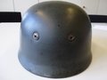 Stahlhelm für Fallschirmjäger, in allen Teilen originales Stück