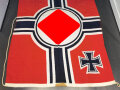 Kriegsmarine Reichskriegsflagge 150 x 250cm. Diverse kleine Löcher und Flecken, sonst gut