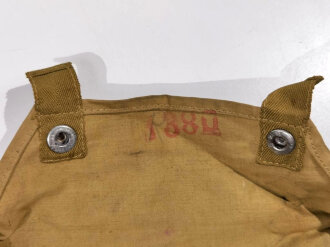 Gummierte Tasche für die Gasplane der Wehrmacht