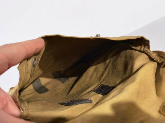 Gummierte Tasche für die Gasplane der Wehrmacht