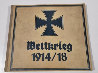 "Weltkrieg 1914/18 " Erdal Sammelbilderalbum, komplett