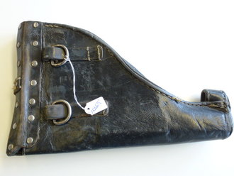 Leuchtpistolentasche Wehrmacht, Ersatzmaterial, mit dem seltenen Putzstock
