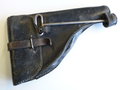 Leuchtpistolentasche Wehrmacht, Ersatzmaterial, mit dem seltenen Putzstock