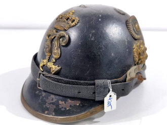 Bayern, Raupenhelm Modell , Kammerstück von 1868, die Raupe fehlt