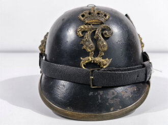 Bayern, Raupenhelm Modell , Kammerstück von 1868, die Raupe fehlt