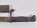 1.Weltkrieg Seitengewehr 98/05 n.A., Hersteller Fichtel &Sachs , Kammerstück von 1917,  ,ungereinigt