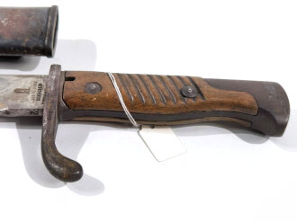 1.Weltkrieg, Seitengewehr 98/05, Hersteller Corts & Sohn Remscheid, preussische Abnahme von1915 ,ungereinigtes Stück