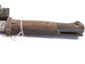 1.Weltkrieg, Seitengewehr Modell 1884/98 ,Hersteller Herder Solingen , preussische Abnahme von 1916, ungereinigt