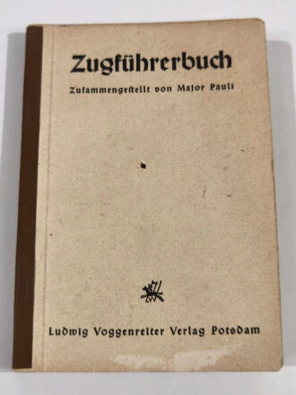 Zugführerbuch, Name eingetragen, ansonsten blanko,...