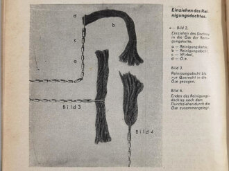 "Waffentechnischer Leitfaden für die Ordnungspolizei", Berlin, 1941, 488 Seiten, Bindung hinten lose, stark gebraucht, nicht auf Vollständigkeit geprüft