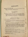 "Der Dienstunterricht im Heere, Ausgabe für den Schützen der M.G.K", Berlin, 1940, 384 Seiten, A5, das 1. Blatt mit Bildnis A.H. fehlt