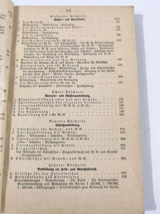 "Der Dienstunterricht im Heere, Ausgabe für den Schützen der Schützenkompanie", Berlin, Jahrgang 1940, 332 Seiten, A5