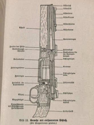 "Der Dienstunterricht im Heere, Ausgabe für den Nachrichtensoldaten", Berlin, Jahrgang 1940, 385 Seiten, A5, stark gebraucht, das 1. Blatt mit Bildnis A.H. fehlt