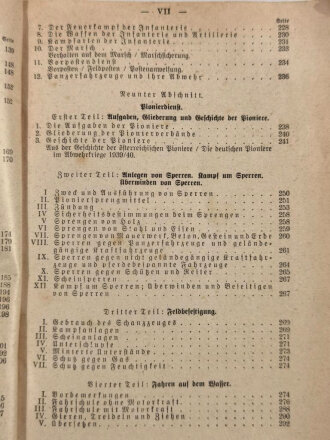 "Der Dienstunterricht im Heere, Ausgabe für den Pionier", Berlin, Jahrgang 1941, 395 Seiten, A5