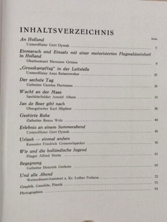"Zwischen Ems und Schelde - Beiträge von Soldaten der Luftwaffe, 127 Seiten, über A5