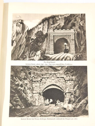 " Hundert Jahre deutsche Eisenbahnen" Jubiläumsschrift zum hundertjährigen Bestehen der deutschen Eisenbahnen von 1938 mit 541 Seiten, die Kartenbeilage fehlt