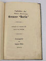 Taufakten des Kreuzer "Berlin" 1925. DIN A4, 20 Seiten, zum Teil stockfleckig