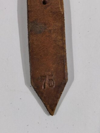 1.Weltkrieg, Packriemen datiert 1918. Gesamtlänge 77cm