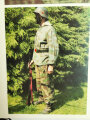 "Camouflaged Uniforms of the Wehrmacht" approx. 30 pages, colour and b/w illustrations, used book