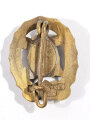 Miniatur Deutches Reichssportabzeichen DRL in Bronze an Anstecknadel 16mm