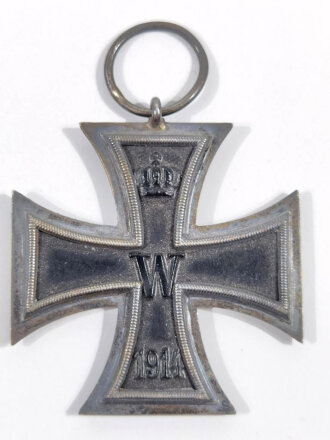 Eisernes Kreuz 2. Klasse 1914 mit Hersteller " I.W. " im Bandring