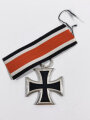 Eisernes Kreuz 2. Klasse 1939 in Schinkelform, Zarge  frostig,  Hakenkreuz volle Schwärzung, Bestmzustand