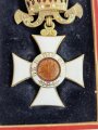Königreich Bulgarien - St. Alexander-Orden - Kreuz 4. Klasse, 2. Modell im Verleihungsetui