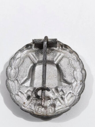 1. Weltkrieg, Verwundetenabzeichen Silber, Eisen lackiert, magnetisch
