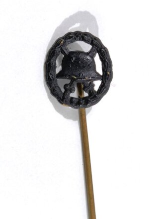 1. Weltkrieg, Miniatur Verwundetenabzeichen Schwarz, durchbroche Ausführung 13mm