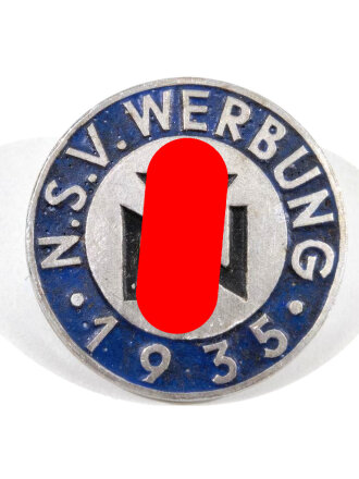 N.S.Volkswohlfahrt, Abzeichen NSV Werbung 1935