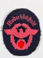 Feuerwehr III.Reich, Ärmeladler " Niederhöchstadt " getragenes Stück