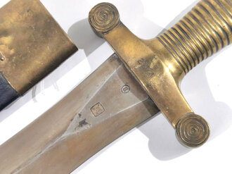 Frankreich, Faschinenmesser Modell 1831 , Hersteller Paris Talabot. Leder weich