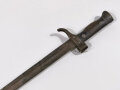 Frankreich 1.Weltkrieg, Seitengewehr  Modell 1892 Mousqueton Berthier WK 1 Typ 2, ungereinigt