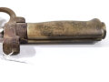 Frankreich 1.Weltkrieg, Seitengewehr Lebel Modell 1886 mit Haken, Griff Aluminium, sogenanntes" Rosalie", ungereinigt