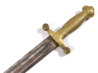 Frankreich Faschinenmesser  ,kleine Ausführung vom Glaive Modell 1831 für Bürgerwehr und Feuerwehr, Länge 60 cm, Klingenbreite 3,3 cm