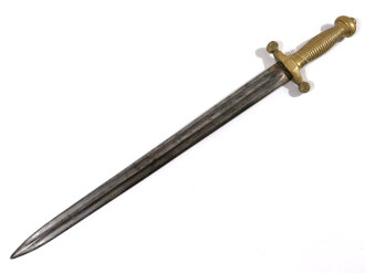 Frankreich Faschinenmesser  ,kleine Ausführung vom Glaive Modell 1831 für Bürgerwehr und Feuerwehr, Länge 60 cm, Klingenbreite 3,3 cm