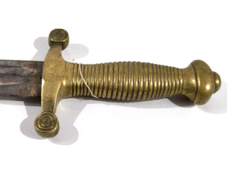 Frankreich Faschinenmesser  ,kleine Ausführung vom Glaive Modell 1831 für Bürgerwehr und Feuerwehr, Länge 60 cm, Klingenbreite 3,3 cm