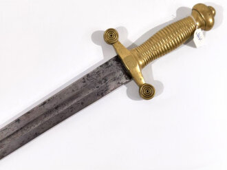 Frankreich Faschinenmesser , kleine Ausführung vom Glaive Modell 1831  für Bürgerwehr und Feuerwehr, Länge 59,5 cm,Klingenbreite 3,4 cm