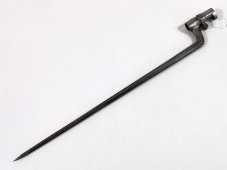 Tüllenbajonett Schweiz Modell 1863,  Vierkantklinge für Peabodygewehr