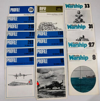 16 Volumes "Profile - Warship, Aircraft, AFV...
