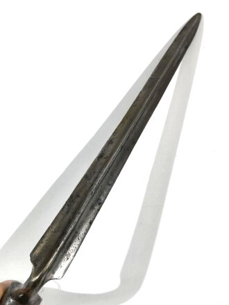 Frankreich Tüllenbajonett , Revolutionszeit, Länge 38 cm, Innendurchmesser Tülle 2,4 cm, Außendurchmesser 2,8cm