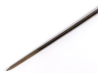 Tüllenbajonett Typ Österreich 1798, vierkantig,Länge 56 cm, Innendurchmesser Tülle 2,2 cm,Außendurchmesser 2,65cm