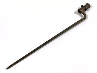 Tüllenbajonett Frankreich Modell 1822, dreikantig, Länge 54 cm,Innendurchmesser Tülle 2,2 cm,Außendurchmesser 2,65cm ,Länge Tülle ca 67,8cm