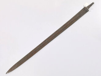 Frankreich, Klinge für Faschinenmesser , kleine Ausführung vom Glaive Modell 1831 für Bürgerwehr und Feuerwehr, Gesamtlänge 60 cm, Klingenbreite 3,2 cm