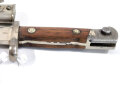 Kaiserreich, Seitengewehr Modell 1871/84,  aufplanzbares Eigentumstück, gereinigt