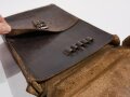 1.Weltkrieg Kartentasche, stark getragenes Stück