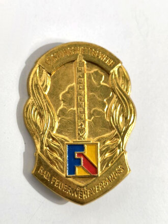 Baden Württemberg, Leistungsabzeichen des Badischen Feuerwehrverbandes in Gold ( 1962-66 )