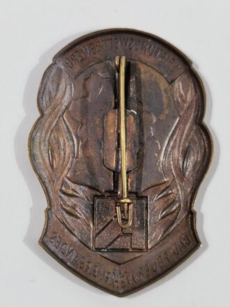 Baden Württemberg, Leistungsabzeichen des Badischen Feuerwehrverbandes in Bronze große Variante ( 1962-66 )